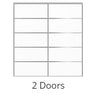 Nova Sliding Closet Doors - Configurations