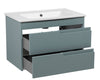 Modern Wall-Mount Bathroom Vanity with Washbasin