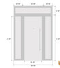 Deux 0729 Exterior Aluminum Door GRAY GRAPHITE