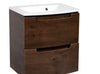 Modern Wall-Mount Bathroom Vanity with Washbasin | Delux Rosewood Collection