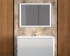 Modern Wall-Mounted Bathroom Vanity with Washbasin | Comfort Teak Natural Collection