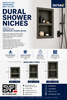 DURAL Shower Niches