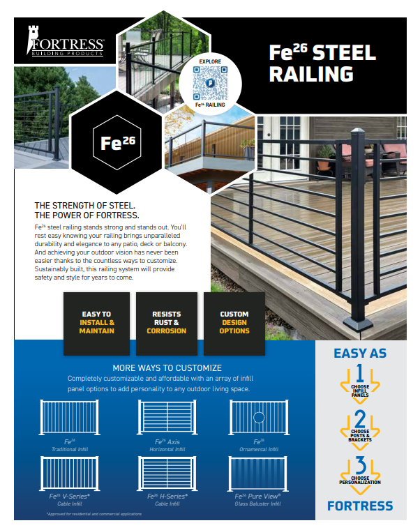 Fortress Railing Display Fortress Steel Railing – DF Studio NYC