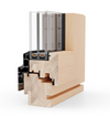 Wooden and aluminum Windows systems