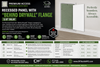 Recessed Panel with "Behind Drywall" Flange - 5/8" Inlay
