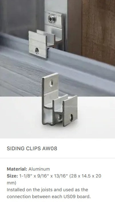 New Tech Wood Siding Accessories ,clips,rubber plugs ,starting