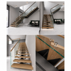 Center Beam Metal Stairs