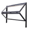 Aluminum Elite Awning Slide Up Window in Black & White