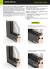 Wooden and aluminum Windows systems