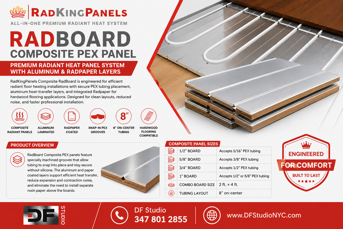 RadBoard Composite PEX Panel – DF Studio NYC