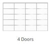 Nova Sliding Closet Doors - Configurations