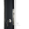 MODERN FRONT STEEL DOOR ARGOS ANTRACIT/WHITE 37 2/5" X 81 1/2" RHI + HARDWARE