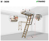 LWF 30 WOODEN FOLDING ATTIC LADDER - FIRE RATED