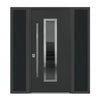 NOVA INOX Series Gray Exterior Doors