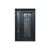 Royal Series Wrought Iron Custom Exterior Door Style